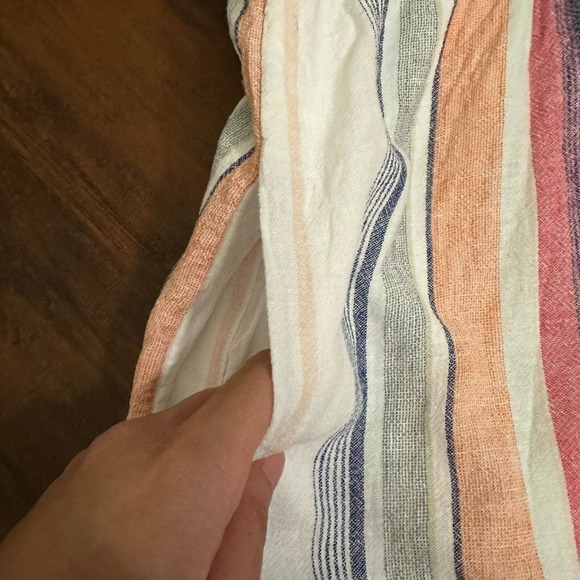 RAILS Wren Striped Linen-blend Tunic Dress in Marrakesh Stripe - Picture 5 of 12